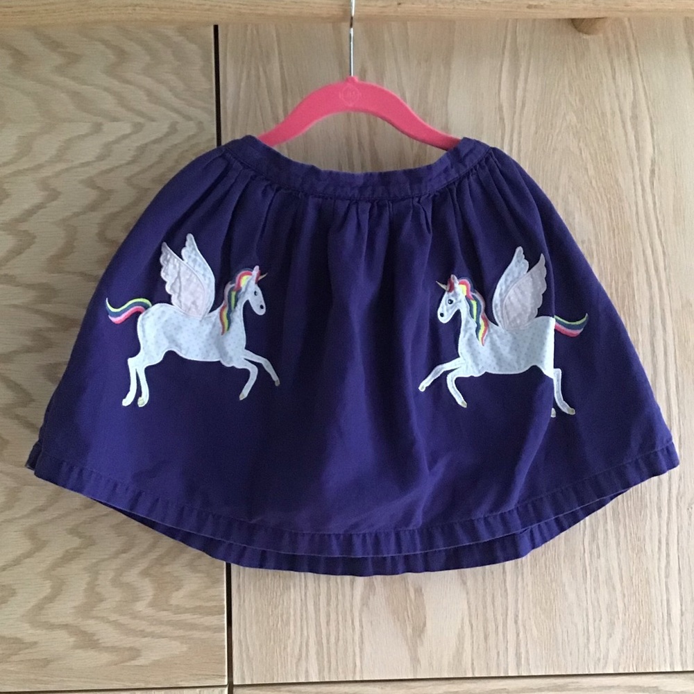 Mini Boden pegasus unicorn skirt 7/8